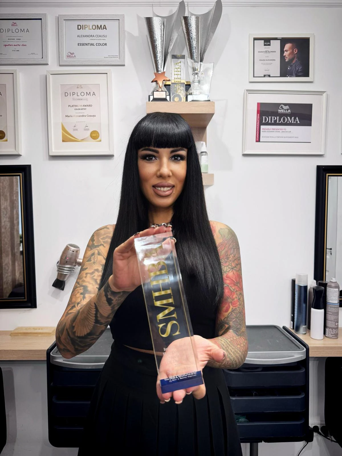 Alexandra Ceaușu, Hair Craft hair designer and educator